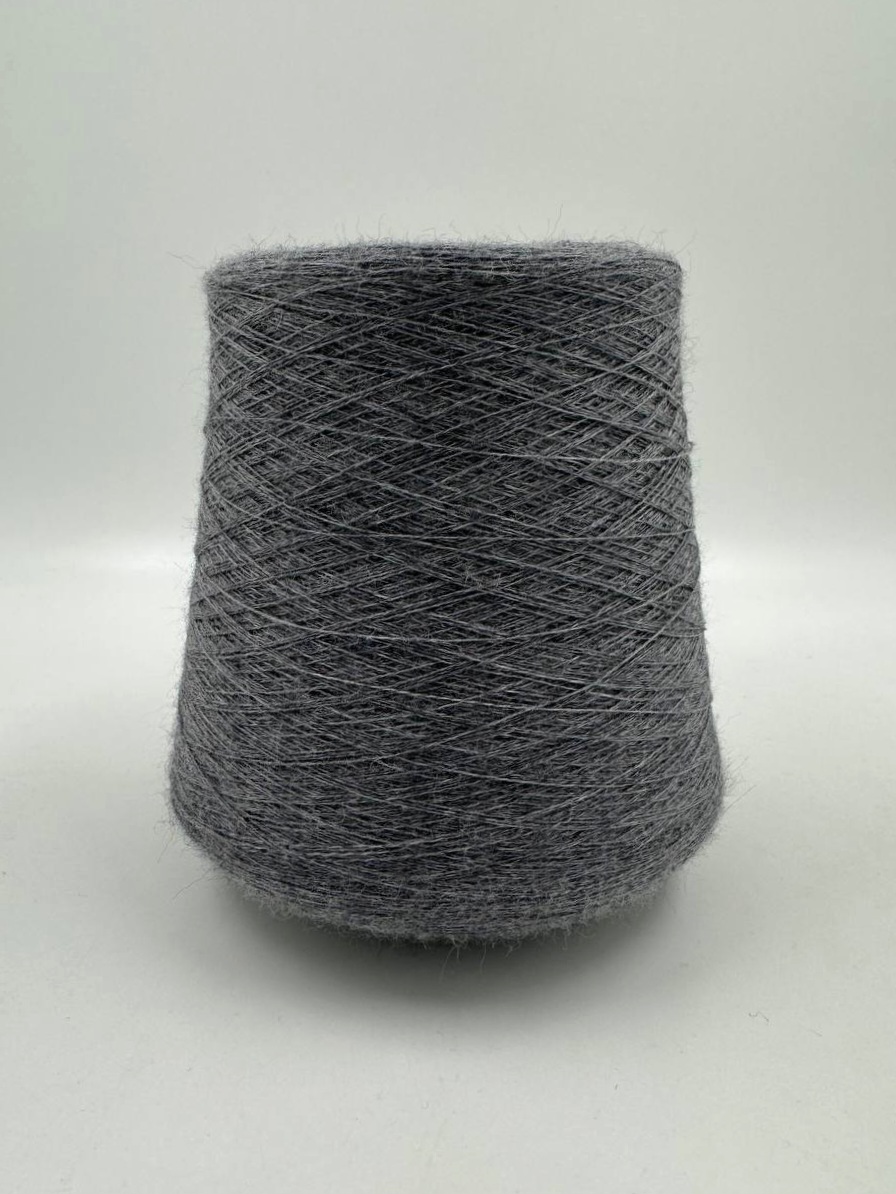 Пряжа Merinos 2/30, Luxury Selection by  Ri.Go, цвет серый